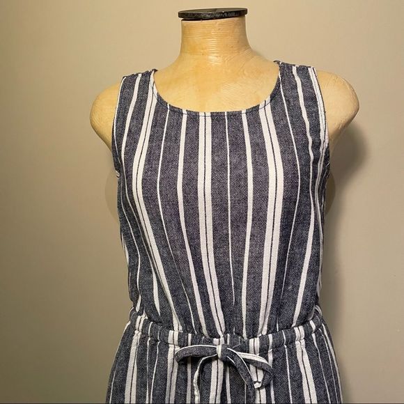 Old Navy Striped Tie Dress Large - Picture 2 of 7